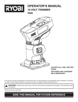 Ryobi P600 Manuel utilisateur