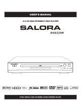 Salora DVD225M Manuel utilisateur