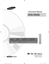 Samsung DVD-VR355 Manuel utilisateur