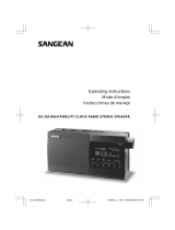 Sangean RS-332 Manuel utilisateur