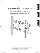 Sanus Systems VISIONMOUNT FLAT PANEL WALL MOUNT-VMPL3 Manuel utilisateur