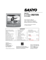 Sanyo DS2722 DS27225 Manuel utilisateur