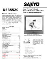 Sanyo DS35520 Manuel utilisateur
