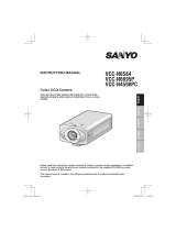 Sanyo VCC-N6695P Manuel utilisateur