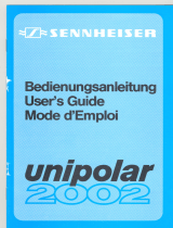 Sennheiser UNIPOLAR 2002 Manuel utilisateur