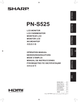Sharp PN-S525 Le manuel du propriétaire