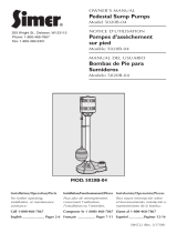 Simer Pumps 5020B-04 Manuel utilisateur