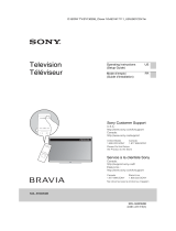 Sony KDL55W950B Manuel utilisateur