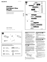 Sony CDX-F5705X Le manuel du propriétaire