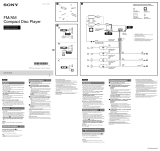 Sony CDX-GT470UM Guide d'installation