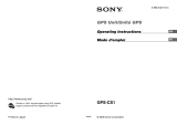 Sony GPS-CS1 Mode d'emploi