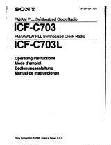 Sony ICF-C703 Mode d'emploi
