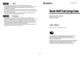 Sony LCM-TRV5 Manuel utilisateur