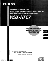 Aiwa NSX-A707 Manuel utilisateur