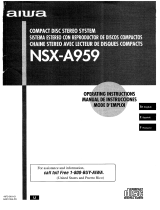 Sony NSX-A959 Manuel utilisateur