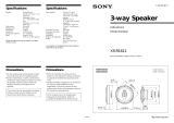 Sony XS-R1611 Manuel utilisateur