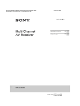 Sony STR-DA1800ES Manuel utilisateur