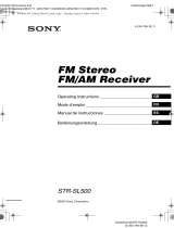 Sony STR-SL500 Manuel utilisateur