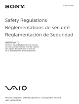 Sony SVF11N13CXS Safety & Regulations Guide