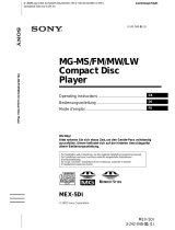 Sony Xplod MEX-5DI Manuel utilisateur