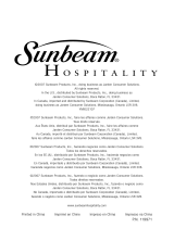 Sunbeam Hospitality 1623 Manuel utilisateur