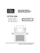 The Singing Machine STVG-559 Manuel utilisateur