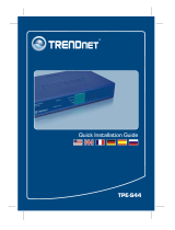 Trendnet TPE-S44 Manuel utilisateur
