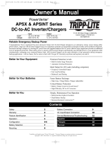 Tripp Lite PowerVerter APSX Series Manuel utilisateur