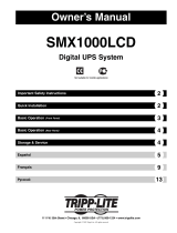 Tripp Lite SMX1000LCD Manuel utilisateur