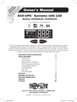 Tripp Lite ECO850LCD Manuel utilisateur