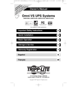 Tripp Lite OMNIVS800 Manuel utilisateur