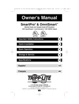 Tripp Lite OmniSmart UL2601-1 Manuel utilisateur