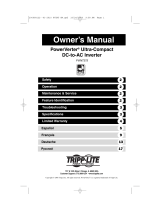 Tripp Lite PowerVerter PVINT375 Manuel utilisateur