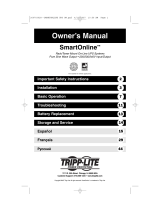 Tripp Lite 220/230/240V Input/Output Manuel utilisateur