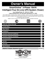 Tripp Lite 3-Phase 10kVA Manuel utilisateur