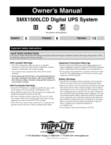 Tripp Lite SMX1500LCD Manuel utilisateur