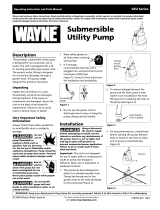 Wayne 320702-001 Manuel utilisateur