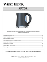 West Bend Kettle Manuel utilisateur