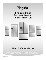 Whirlpool Refrigerator French Door Bottom Mount Refrrigerator Manuel utilisateur