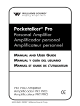 Williams Sound Pocketalker Pro Manuel utilisateur