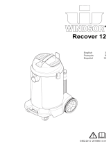 Windsor Recover 12 Manuel utilisateur