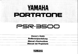 Yamaha Portatone PSR-3500 Le manuel du propriétaire