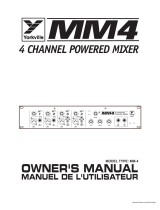 YORKVILLE Mixer MM-4 Manuel utilisateur