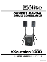 Yorkville Sound EX1 Manuel utilisateur