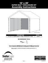 Shelter Logic ShelterLogic Max AP White Canopy Enclosure Kit Le manuel du propriétaire