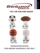 Brentwood PC-485 BASEBALL Mode d'emploi