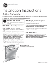 GE GSD4060KSS Guide d'installation