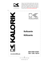 KALORIK DGR 31031 Mode d'emploi