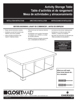 ClosetMaid Activity Table Guide d'installation