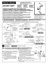 American Standard T675.500.002 Guide d'installation